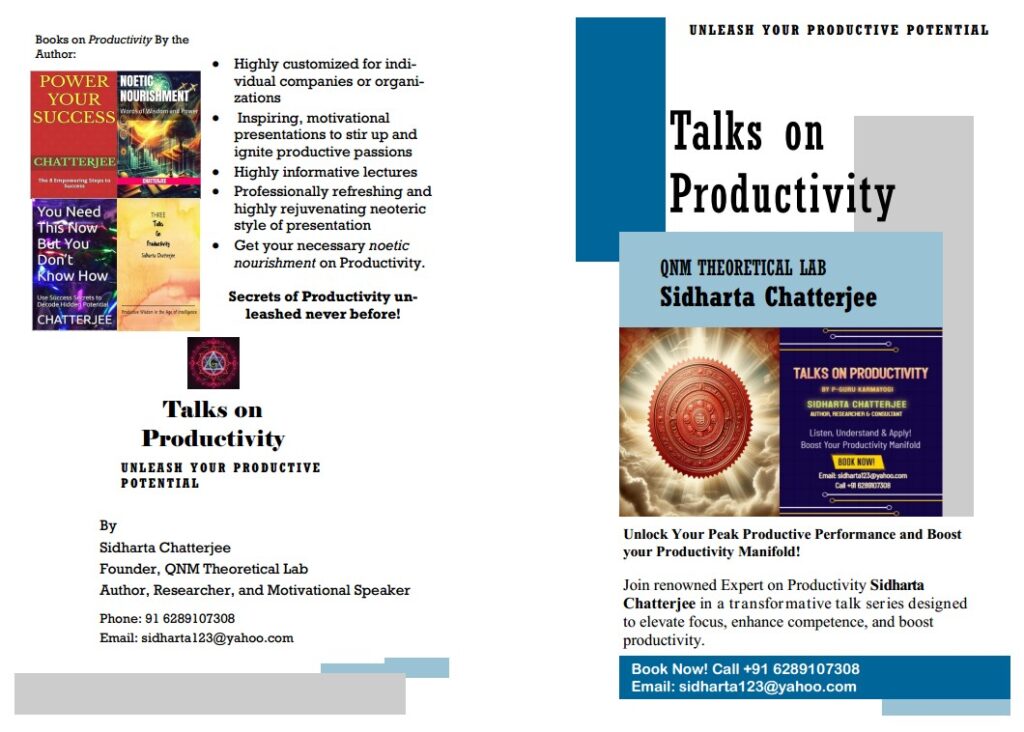Talks On Productivity Flyer 1024x732